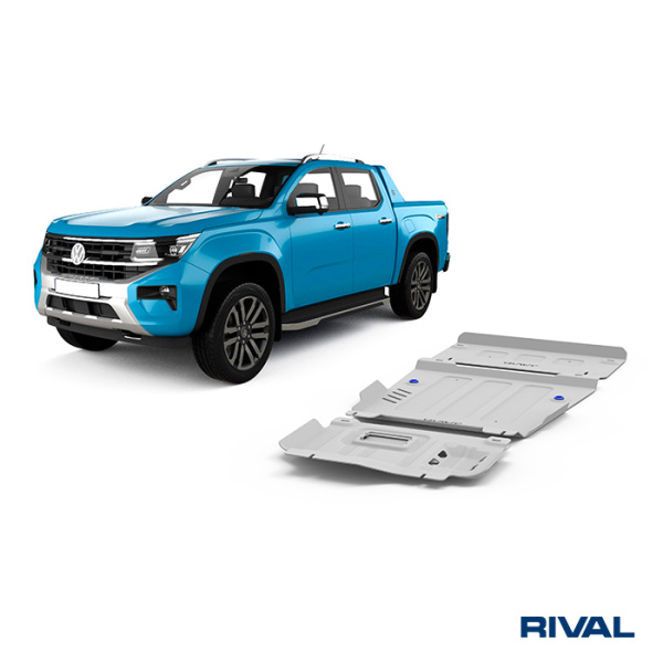 Skid Plate Set (Engine, Gearbox, Transfer Case) Ford Ranger Raptor 2022-; Ranger 2022-;  Volkswagen Amarok 2023-; 3 l. / diesel; 2 l. / diesel
